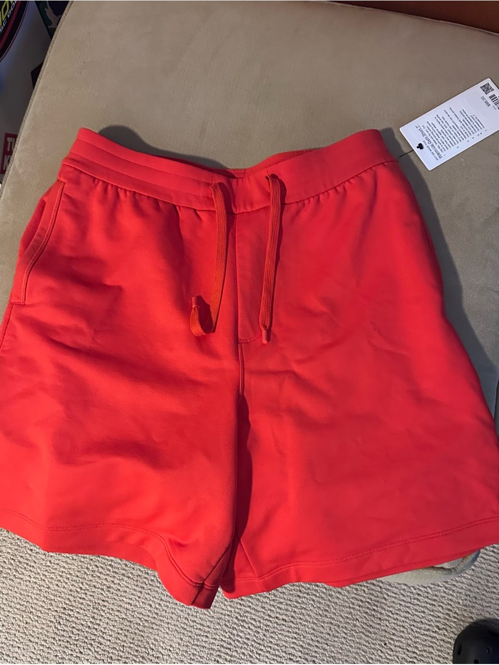 Lululemon Men’s Shorts - Size Med - Cherry Ember (Reddish-Orange)